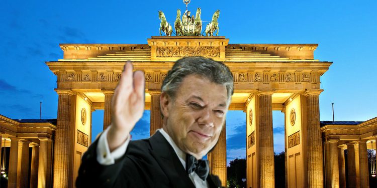 Santos remató la casa de la embajada en Alemania