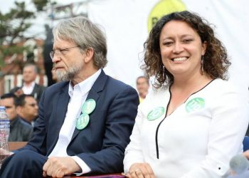 Angélica Lozano legislando y su hermano contratando. Todo queda en familia