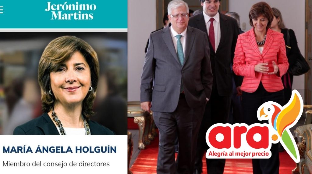 María Ángela Holguín: recogiendo frutos con los portugueses de tiendas ARA