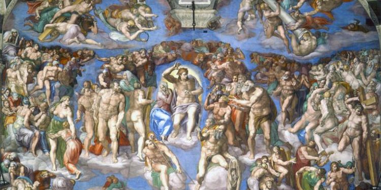El Juicio Final la pintura que describe el Apocalipsis según Miguel Ángel Buonarroti