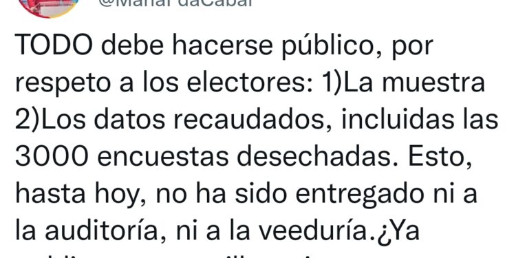 ‘Todo debe hacerse público por respeto a los electores’ Cabal ante elección de Zuluaga