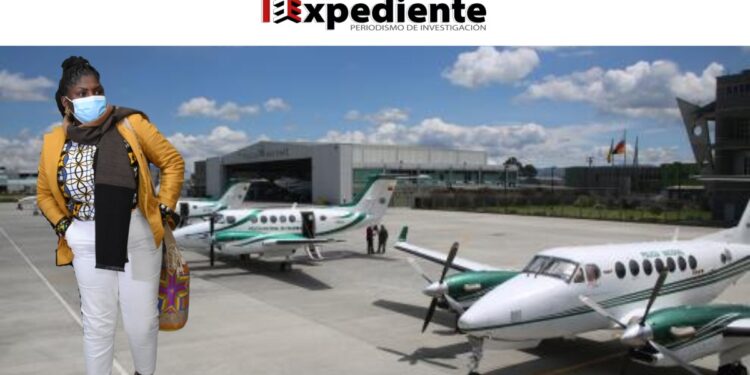El uso y abuso de los aviones de la Policía cuando Francia Márquez aún no era vicepresidente