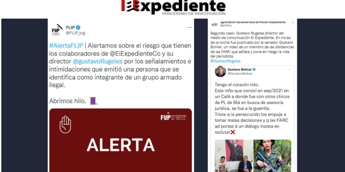 FLIP y AIPICOL rechazan amenaza de las FARC contra el equipo periodístico de El Expediente