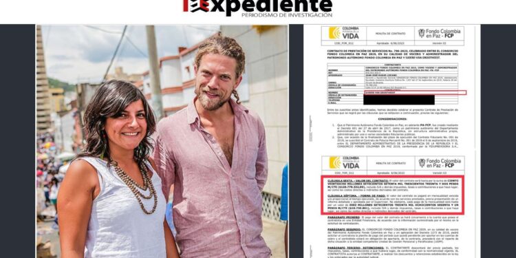 Los esposos Sjoerd Van Grootheest e Irene Vélez: documentalistas de las FARC