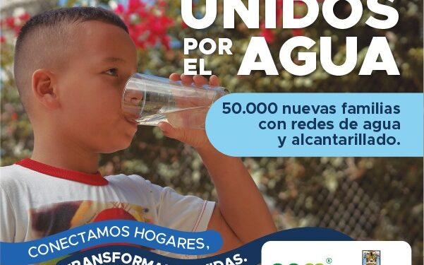 En Medellín más de 10.000 hogares ya cuentan con el servicio potable gracias al proyecto Unidos por el Agua de la Alcaldía