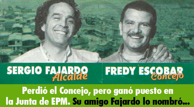 El guerrillero de las FARC que Fajardo puso en la junta directiva de EPM mientras le daba lecciones de moral a Colombia