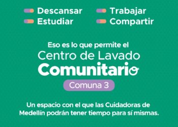 “Queremos que ustedes vivan mejor”, dijo el Alcalde Federico Gutiérrez al poner en marcha el primer Centro de Lavado Comunitario en Medellín