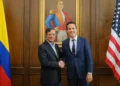 Bernie Moreno, el senador republicano hermano del expresidente del BID y del fundador de Amarilo, vino a Colombia a velar por las elecciones y volverá para la segunda vuelta