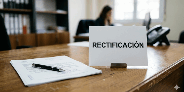 RECTIFICACIÓN Y RETRACTACIÓN PÚBLICA