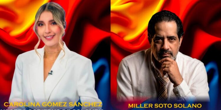Dos voces, un mismo mensaje: Carolina Gómez y Miller Soto, la nueva cara comunicativa de la Casa de Nariño